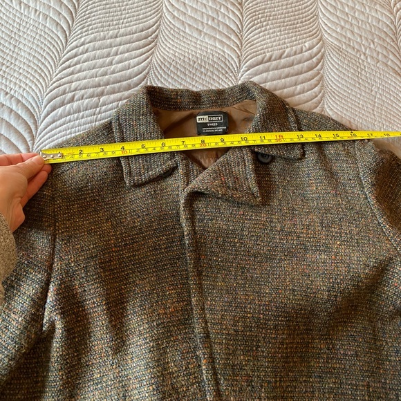 Vintage tweed 2 pc suit. Brown tweed, satin lined size sm. - Picture 8 of 11